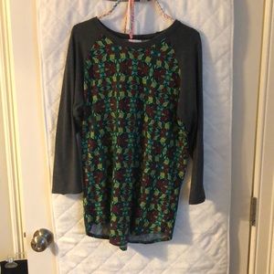 Lularoe Randy- Green Abstract